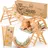goodevas Klettergerüst 5-in-1 Montessori beige/grün