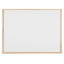 Bi-Office Whiteboard Mit Holzrahmen, magnetisch, 80 x 60 cm, Hergestellt in Europa