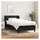 vidaXL Boxspringbett 100 x 200 cm Schwarz