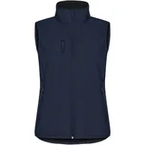 New Wave CLIQUE Classic Softshell Weste Damen - dunkelblau L