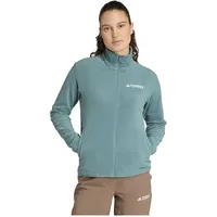 Adidas Multi Essentials Fleece Mit Durchgehendem Reißverschluss - Preloved Teal - S