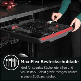 AEG FES7574APM Geschirrspüler (teilintegrierbar, 596 mm breit, 44 dB (A), B)