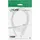 InLine InLine® Netzkabel, Netzstecker auf Euro 8 C7 Stecker, weiß, 0,3m