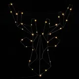 CASARIA LED Weihnachten Metall Warmweiß