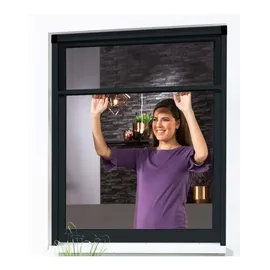 Hecht Insektenschutzrollo SMART 80 x 160 cm Grau