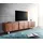 DeLife Live-Edge Lowboard 220 cm Braun Massivholz