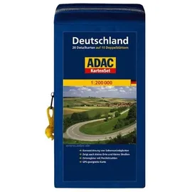 Mairdumont ADAC StraßenKarte Deutschland in Kartentasche