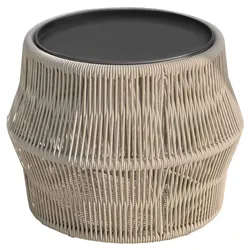 Kaffeetisch Chaco - 63cm rund, 49cm hoch beige