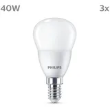 Philips LED Tropfenlampe 929003546593 4,9 W E14 warmweiß 3 St.