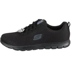 Skechers Damen Berufsschuh WORK GHENTER BRONAUGH Sneakers Schwarz 36