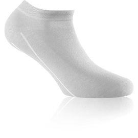 Rohner Sneaker Bambus Unisex Crew-Socken Weiß 3 Paar(e)