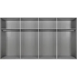 WIMEX Schwebetürenschrank England 360 x 236 x 65 cm Grau/Schwarz