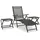 vidaXL 3-tlg. Garten-Lounge-Set Textilene und Aluminium Schwarz