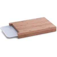Zeller Bamboo Schneidebrett-Set Bambus 1-tlg. 38 x 26 cm Braun
