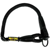 Trainingshalsband für Hunde, Anti-Zug, Verstellbar, Aus Hochwertigem Polyesterseil, Für Kleine, Mittlere und Große Hunde, Schwarz. XL(≤70CM).