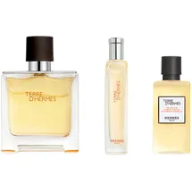 Hermès Terre d'Hermès Parfum 75 ml + Shower Gel 40 ml + Eau de Parfum 15 ml Geschenkset
