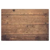 cover-your-desk.de Cover-your-desk Schreibtischunterlage für Kinder und Erwachsene Holzoptik braun, aus hochwertigem Vinyl , 60 x 40 cm
