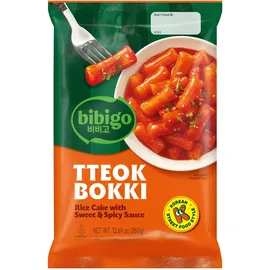 BIBIGO Tteokbokki Süß & Scharf Reiskuchen 360g