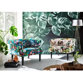 ATLANTIC home collection »Charlie«, Loungesessel mit Wellenunterfederung bunt