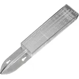 Memkey - Regenmesser mit Ständer, Kunststoff-Regensammler, diy Handwerk, Garten, transparenter Kegel, Wasser, Boden, Outdoor, Garten, Messwerkzeug