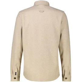 Lerros Langarmhemd »LERROS Übergrössen-Hemdjacke in Wolloptik« LERROS FOAM WHITE