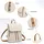 luxuskollektion Miss Lulu Damen Kunstleder Rucksack Elegant