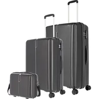 Travelite Vaka Koffer-Set 2-tlg. + Beautycase black