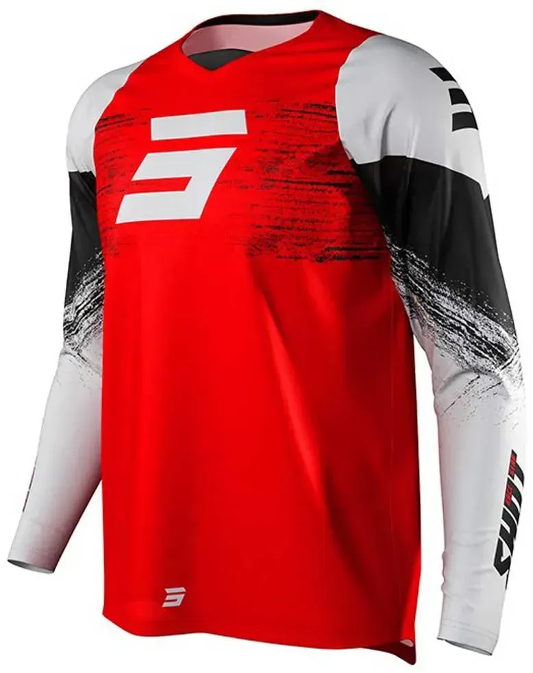 Shot Raw Burst Langarm-trikot - Red - S