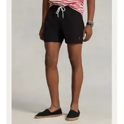 Polo Ralph Lauren für Herren. 710907255002 Reisende Bermudashorts schwarz (M), Strandbekleidung, Recyceltes Polyester