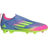 Adidas F50 League Laceless FG/MG Blue Fusion / Lucid Lemon / Lucid Pink 28