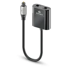 Sonero Toslink-Splitter 1x Stecker / 2x Buchse 0,15m (SONERO)
