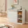 [en.casa] Wickelkommode 'Beldinupp' mit abnehmbarer Wickelaufsatz 93 x 110 x 55 cm Weiß - Weiß