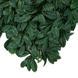 Mendler Sichtschutz Wandfliese HWC-L78 50 x 50 cm Grün Kunststoff 4 St.