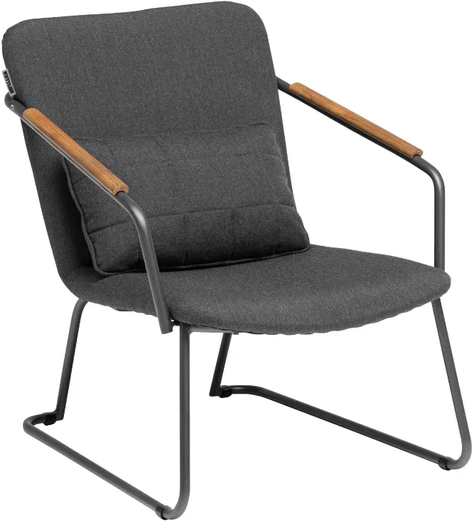 Kettler Loungesessel, anthrazit matt/rauchgrau, Aluminium/Sunbrella®
