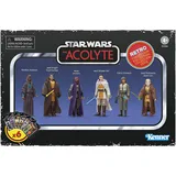 Star Wars Retro-Kollektion The Acolyte Multipack, Action-Figuren 6er-Pack, Skala 9,5 cm