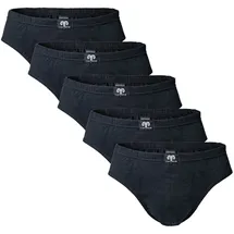 CECEBA Slip unifarben schwarz/weiß XL 5er Pack