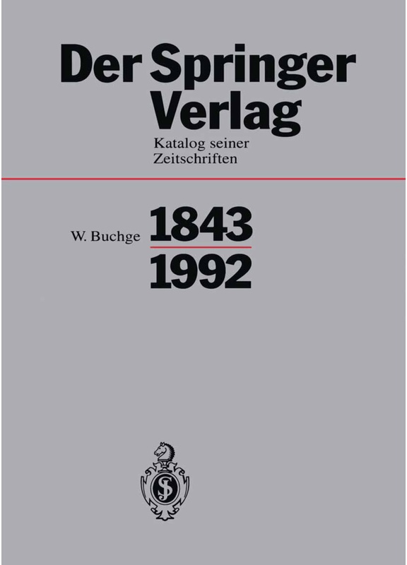 Der Springer-Verlag, Kartoniert (TB)