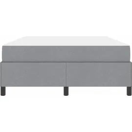 vidaXL Boxspringbett 160 x 200 cm Hellgrau
