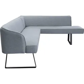 exxpo - sofa fashion Eckbank Americano, mit Keder und Metallfüßen, Bezug in verschiedenen Qualitäten,