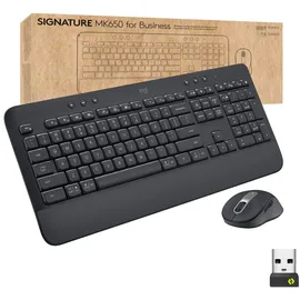 Logitech Signature MK650 Combo for Business Graphite, Logi Bolt, USB/Bluetooth, CH (920-010993)