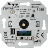 Kopp Universal Druck-Wechsel-Dimmer, Sockel mit Nebenstelle