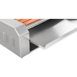 Royal Catering Rollengrill mit Deckel Rollengrill Wurstwärmer, 5 Brötchen