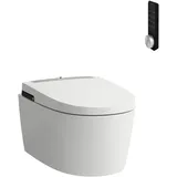 Laufen Cleanet Alvia Dusch-WC mit WC-Sitz Weiß