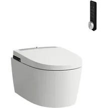 Laufen Cleanet Alvia Dusch-WC mit WC-Sitz Weiß