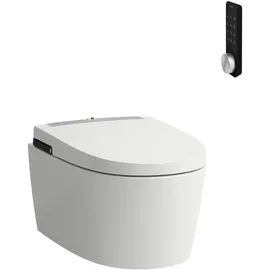 Laufen Cleanet Alvia Dusch-WC mit WC-Sitz Weiß