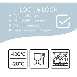 Lock & Lock Frischhaltedose rechteckig transparent 151 x 108 x 117 mm 1 l