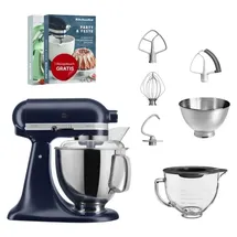 KitchenAid Artisan 5KSM175 Tintenblau Glasset mit Glasschüssel