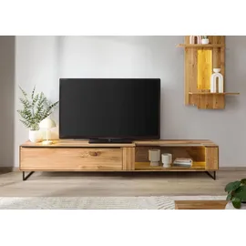 MASSIVMOEBEL24.DE Wien Lowboard 235x43x42 cm Beige Massivholz