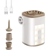 Tragbare, Kabellose Mini-elektroluftpumpe Mit Licht, 3600 Mah Akku, Usb-aufladbar, Schnelles Aufpumpen