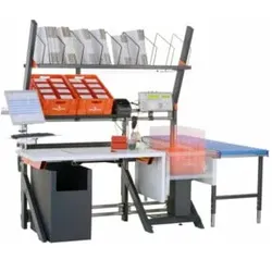 Rocholz Pack- und Arbeitstisch MODUL 5000 2000x1040x1330 mm mit integrierter Waage höhenverstellbar